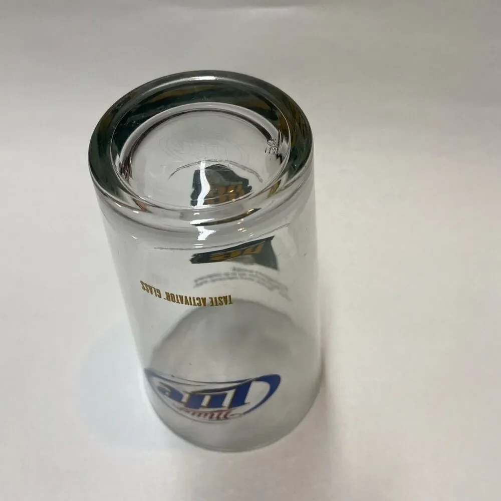 Miller Lite Green Bay Packers Clear Pint Beer Bar Glass 16 oz Standard